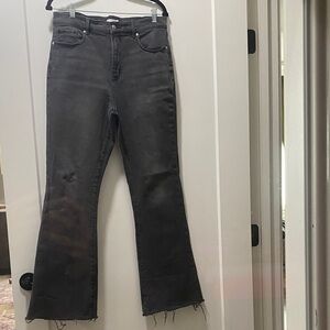 Women's Black Flared Jeans